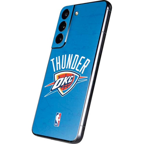 NBA OKC Thunder Distressed Galaxy S22 Plus Skin
